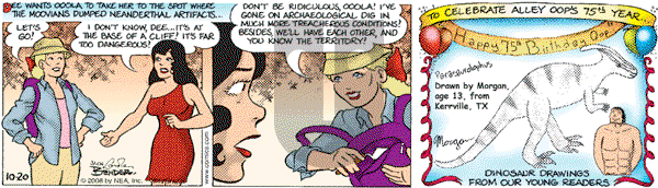 Alley Oop on Tuesday October 21, 2008 Comic Strip