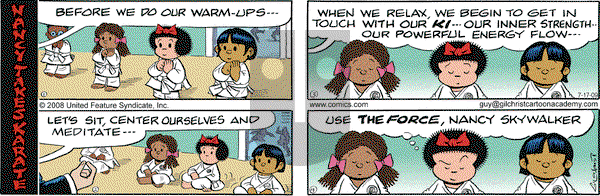 Nancy on Friday July 17, 2009 Comic Strip