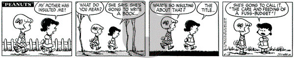 Peanuts on Monday April 13, 1953 Comic Strip