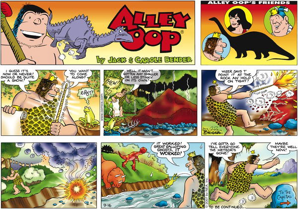 Alley Oop on Sunday September 16, 2007 Comic Strip