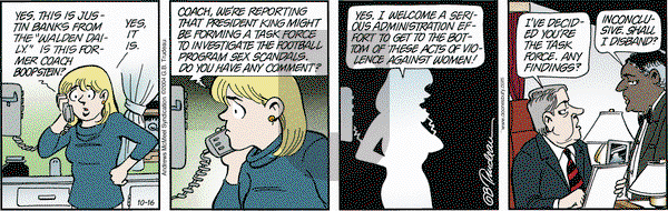 Doonesbury on Thursday October 16, 2025 Comic Strip