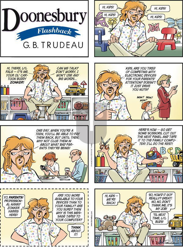Doonesbury on Sunday July 31, 2011 Comic Strip
