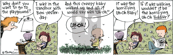 Cul de Sac on Tuesday July 18, 2017 Comic Strip