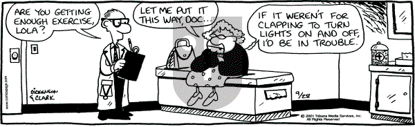 Lola on Friday September 28, 2001 Comic Strip
