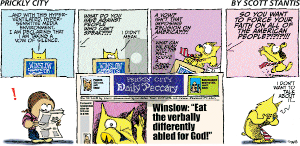 Prickly City on Sunday June 29, 2008 Comic Strip