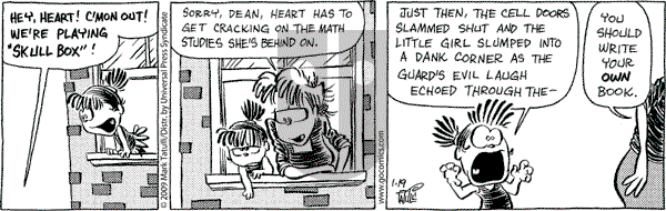 Heart of the City on Monday January 19, 2009 Comic Strip