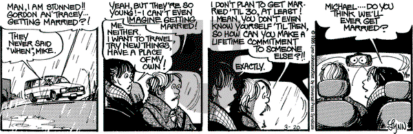 For Better or For Worse on Monday March 20, 1995 Comic Strip