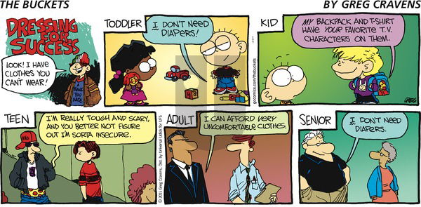 The Buckets on Sunday January 4, 2015 Comic Strip