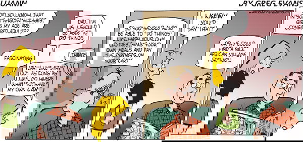 Luann on Sunday August 3, 2003 Comic Strip