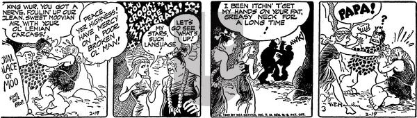 Alley Oop on Saturday February 19, 1949 Comic Strip