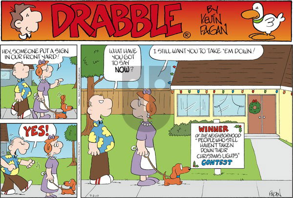 Drabble on Sunday July 2, 2017 Comic Strip