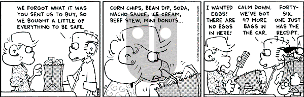 FoxTrot on Wednesday August 9, 2000 Comic Strip