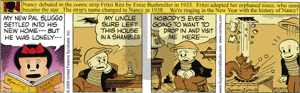 Nancy on Friday January 16, 2009 Comic Strip