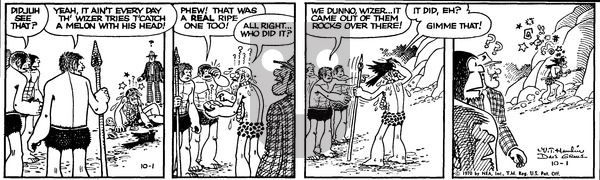 Alley Oop on Thursday October 1, 1970 Comic Strip