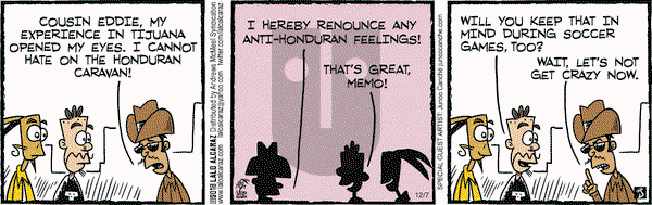 La Cucaracha on Friday December 7, 2018 Comic Strip