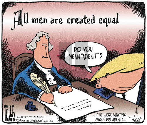 Tom Toles on Thursday July 19, 2018 Comic Strip