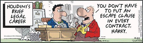 Frank and Ernest on Thursday September 22, 2016 Comic Strip