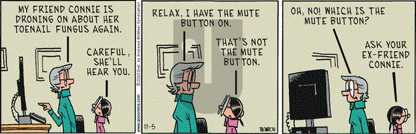 Grand Avenue on Thursday November 5, 2020 Comic Strip