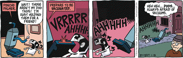 Pooch Cafe on Monday January 18, 2016 Comic Strip