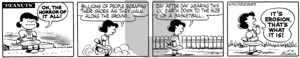 Peanuts on Friday May 6, 1955 Comic Strip