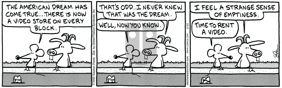 Pearls Before Swine - Friday February 22, 2002 Comic Strip