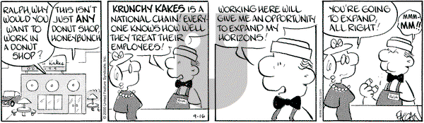 Drabble on Monday October 9, 2000 Comic Strip