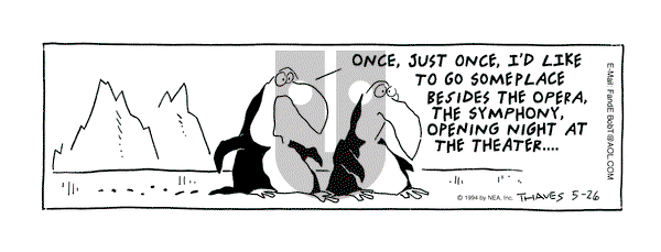 Frank and Ernest on Thursday May 26, 1994 Comic Strip