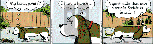Fred Basset on Thursday March 19, 2015 Comic Strip