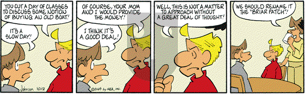 Arlo and Janis on Friday October 2, 2009 Comic Strip