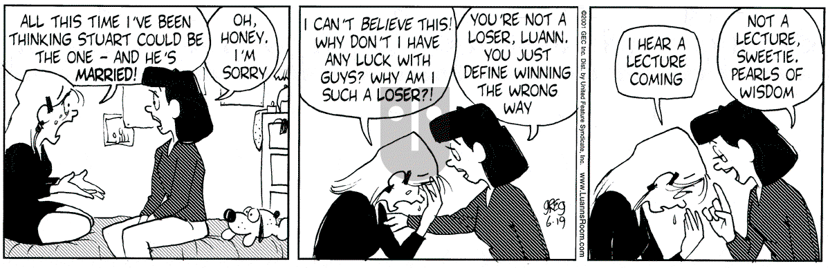 Luann - Tuesday June 19, 2001 Comic Strip