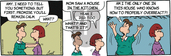 Lola on Tuesday April 8, 2014 Comic Strip