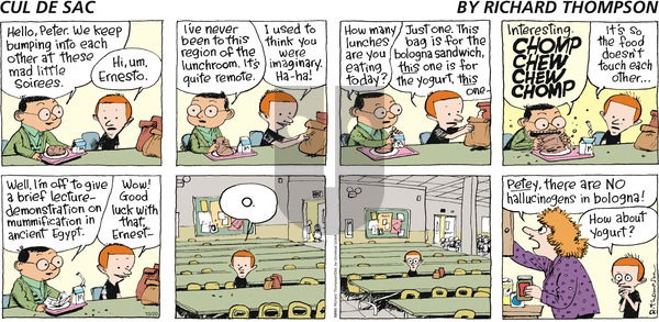 Cul de Sac on Sunday October 20, 2013 Comic Strip