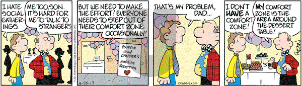 Drabble on Thursday April 25, 2013 Comic Strip