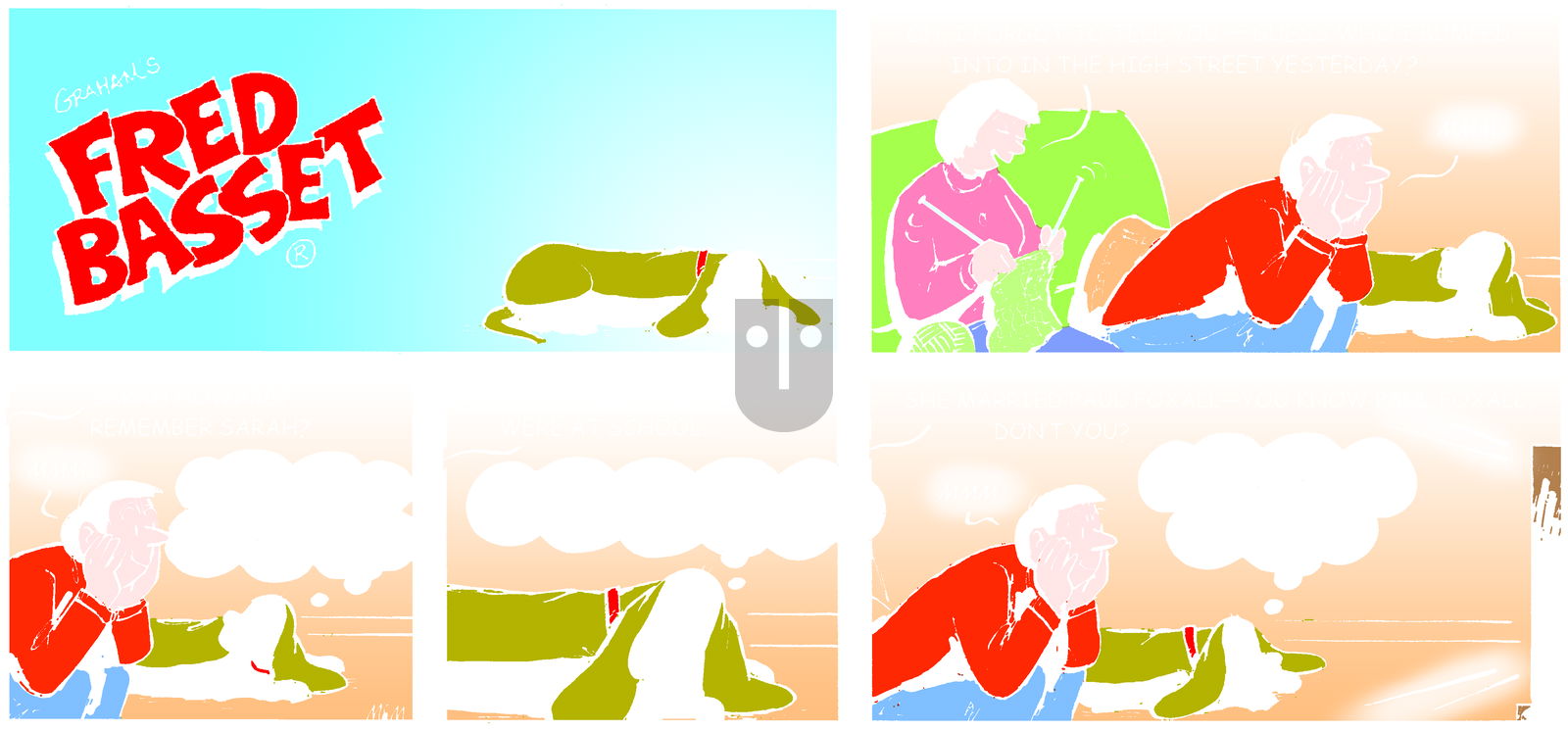 Fred Basset on Sunday February 2, 2014 Comic Strip