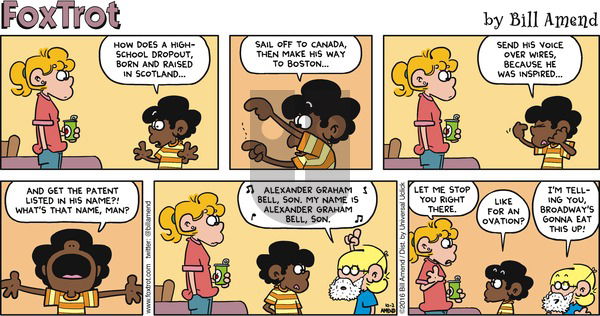 FoxTrot on Sunday October 2, 2016 Comic Strip