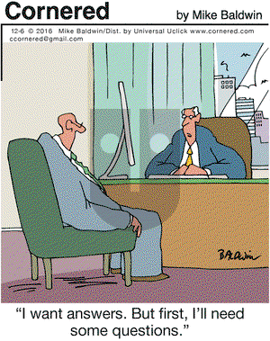 Cornered on Tuesday December 6, 2016 Comic Strip