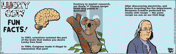 Lucky Cow on Tuesday September 20, 2005 Comic Strip