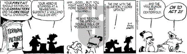 Over the Hedge on Tuesday February 11, 1997 Comic Strip