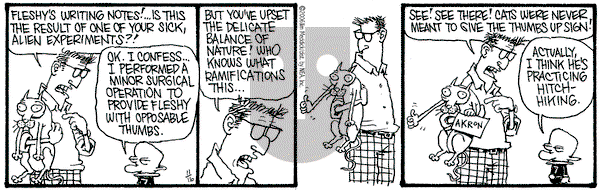Monty on Thursday January 4, 2007 Comic Strip
