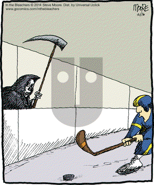 In the Bleachers on Tuesday December 16, 2014 Comic Strip