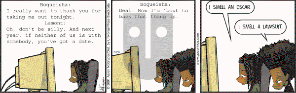 The Boondocks on Friday July 28, 2006 Comic Strip
