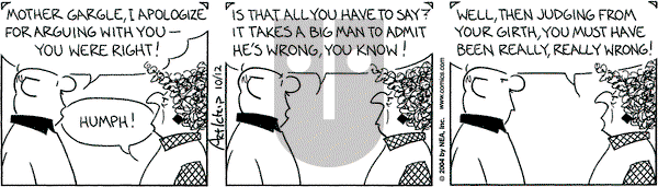 The Born Loser on Tuesday October 12, 2004 Comic Strip