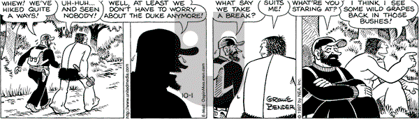 Alley Oop on Wednesday October 1, 1997 Comic Strip
