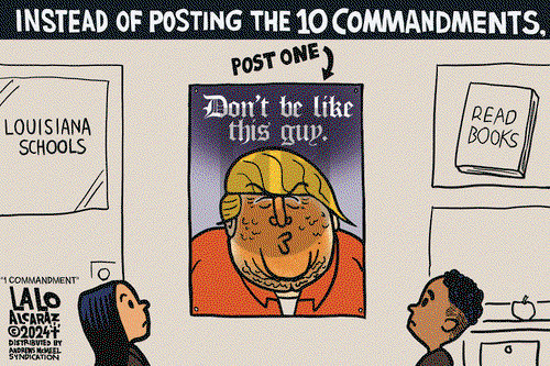 Lalo Alcaraz on Wednesday June 26, 2024 Comic Strip