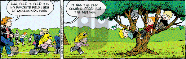 Cleats - Monday April 7, 2003 Comic Strip