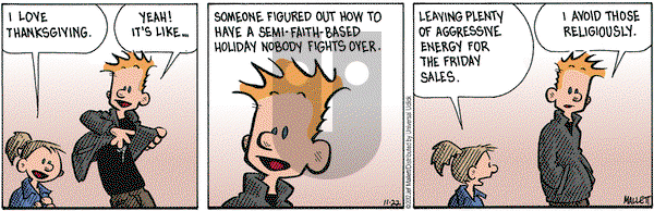 Frazz on Thursday November 22, 2012 Comic Strip