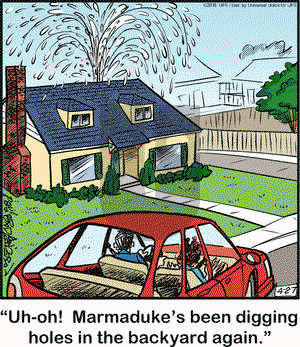 Marmaduke on Wednesday April 27, 2016 Comic Strip
