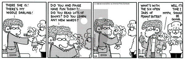FoxTrot - Friday April 24, 1998 Comic Strip