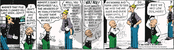 Mutt & Jeff on Saturday March 15, 2025 Comic Strip