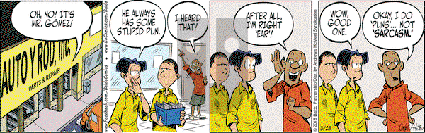 Baldo on Wednesday March 28, 2018 Comic Strip